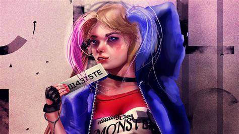 1366x768 Harley Quinn Got Busted 4k 1366x768 Resolution Hd 4k Wallpapers Images Backgrounds
