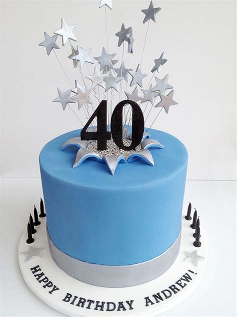40th Birthday Cake Ideas For Husband Cakezb
