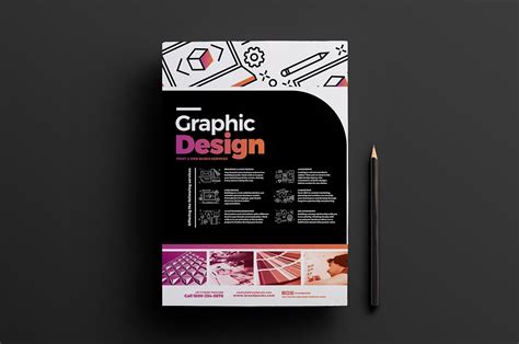 Graphic Designer Poster Template 5 Creative Flyer Templates