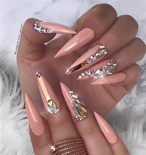 75 Chic Classy Acrylic Stiletto Nails Design Youll Love Page 14 Of