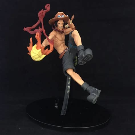 18cm One Piece Ace Anime Action Figure Pvc New Collection Figures Toys