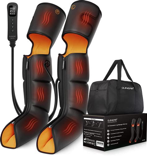 Buy Quinear Leg Massager 3 In 1 Foot Calf And Thigh Massager With Heat And Compression Therapy