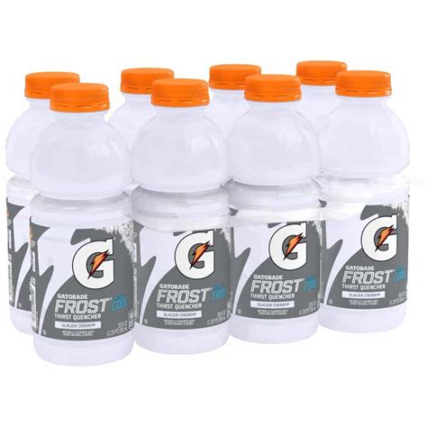 Gatorade Frost Glacier Cherry Thirst Quencher Electrolyte Enhanced Sports Drinks 8 Bottles 20