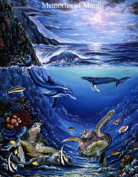 Memories Of Maui By Belinda Leigh ~ Under The Sea Art