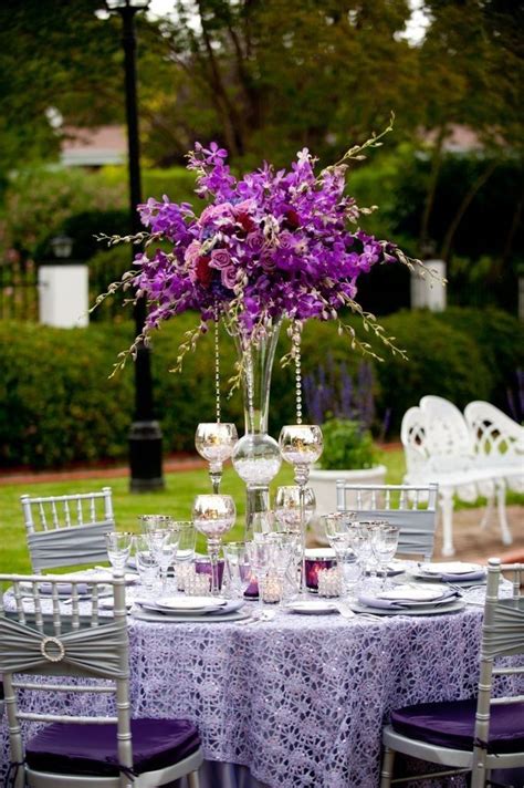 Pin By Annie On Lavender Wedding Purple And Silver Wedding Wedding