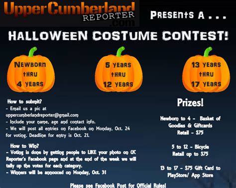 Halloween Costume Contest Upper Cumberland Reporter