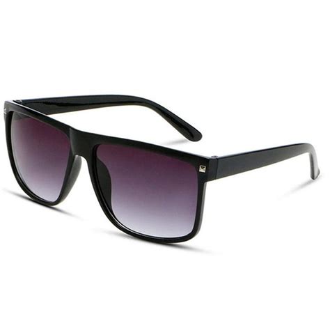 oversized sunglasses women luxury brand designer big frame sun glasses men classic rivet brown