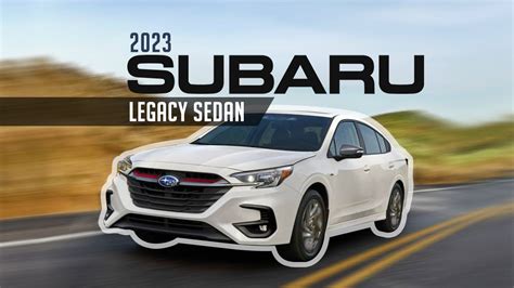 The Subaru Legacy Evolves For 2023 With New Tech And A Fresh Face
