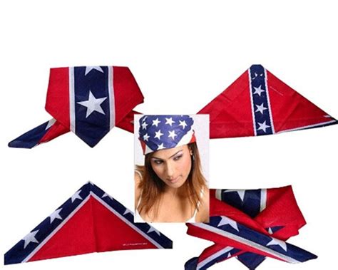 2017 Confederate Rebel Flag Bandanas Flag Print Bandanaheadband For