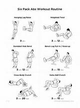 Pictures of Six Pack Ab Workouts