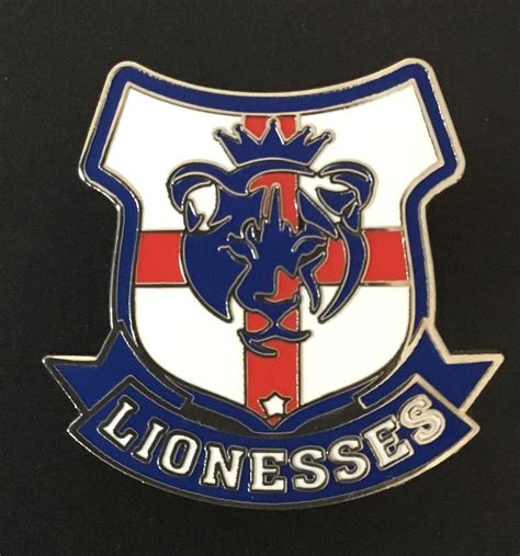 England Lionesses National Womens Football Team Euro 2022 Enamel Pin