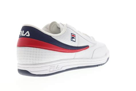 Fila Original Tennis Perf Mens White Leather Casual Lifestyle Sneakers