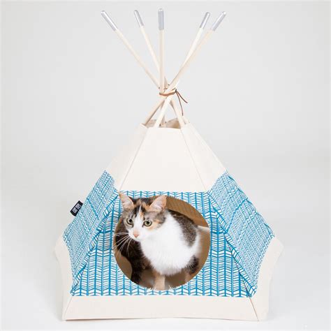 Products Rampli Cattipi Pet T Guide Cat Teepee Cosy Tent