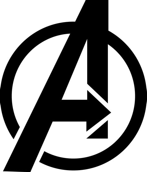 Avengers Clipart Black And White Avengers Black And White Transparent