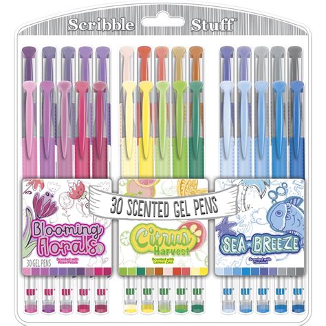 The Write Dudes Scribble Stuff Scented Gel Pens 30 Ct Writing