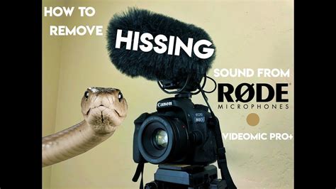 How To Remove Hissing Sound From Rode Videomic Pro Youtube