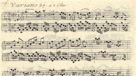 Original Bach Sheet Music