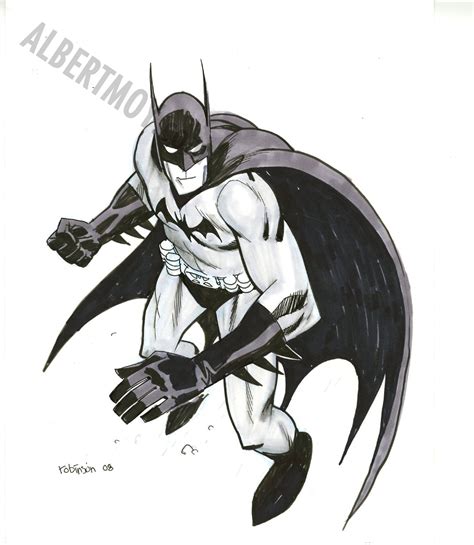 Albert Moy Original Comic Art Batman By Andrew Robinson