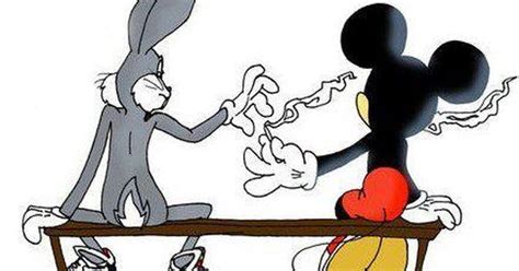 Bugs Bunny And Mickey Mouse CÂŃñÂbÎŠ Pinterest Mice Bunnies And