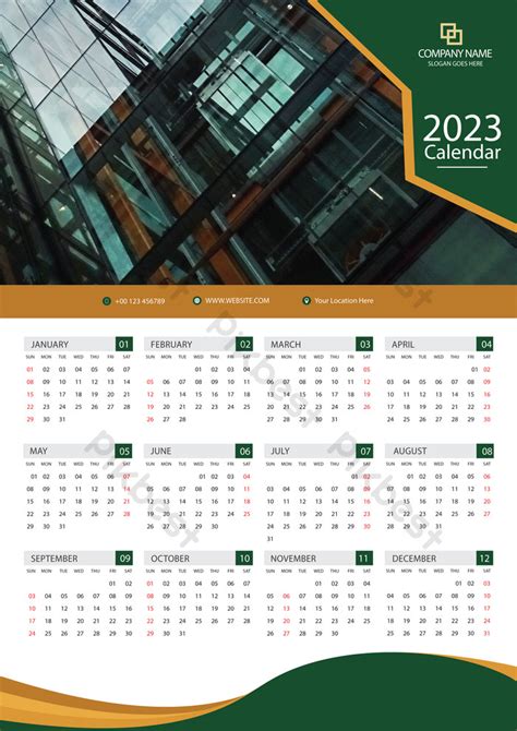 Calendar 2023 Eps Free Download Pikbest