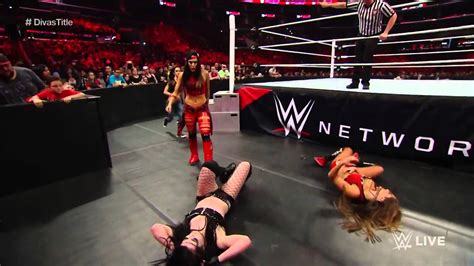 Paige Vs Nikki Bella Divas Championship Match Raw March YouTube