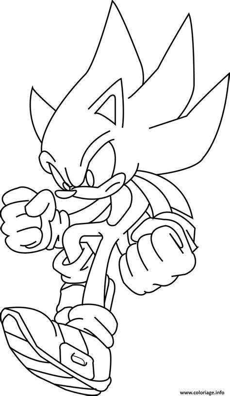 Coloriage Sonic 129 Dessin Sonic à Imprimer
