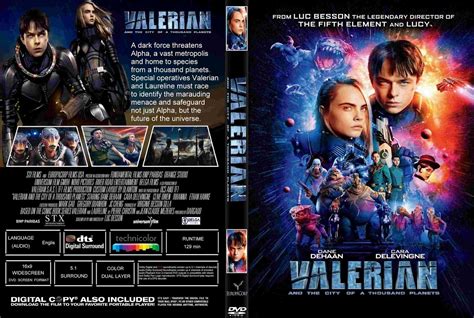 mega covers gtba valerian and the city of a thousand planets 2017 r2 cover and label dvd movie