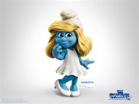 The Smurfs 3d Movie Poster Wallpapers Cartoon Wallpapers