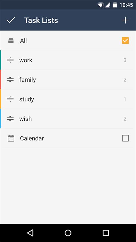 If you're particular about how your tasks are organized or care about productivity systems like gtd, 2do is what you're looking for. GTasks: Todo List & Task List - Android Apps on Google Play