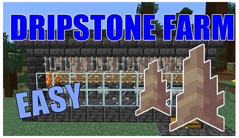 Dripstone Lava Farm Minecraft