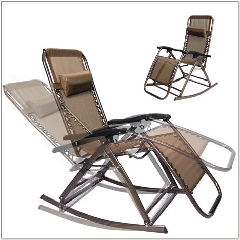 Folding Recliner Lawn Chair 