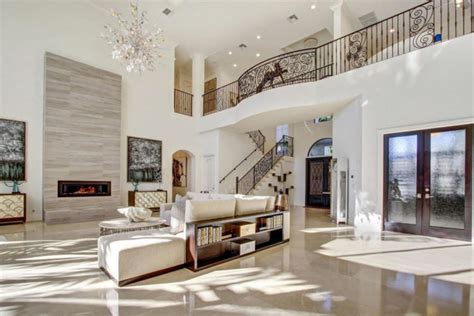 This is because high ceilings make your room more spacious, rather than a short roof. 20 Beautiful Living Room Designs with High Ceilings