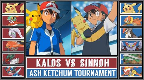 Semifinal Kalos Ash Vs Sinnoh Ash Ash Ketchum Pokémon Tournament Battle 5 Youtube