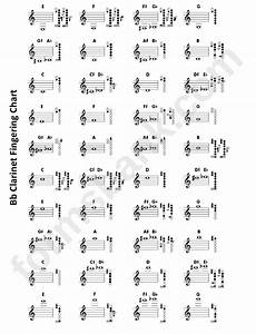 Bb Clarinet Chart Printable Pdf Download