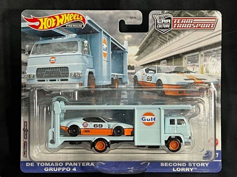 Hot Wheels Real Riders Team Transport De Tomaso Pantera Gulf Kaufen