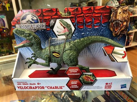 Jurassic World Growler Velociraptor Charlie 9 Nip Also Has Chomping Jaws 1956173020