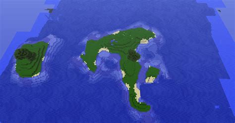 Seed Blowup Cool Survival Island With An Ocean Ravine Minecraftseeds