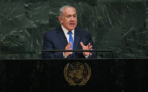 Full Text Of Prime Minister Benjamin Netanyahus Un Speech The Times