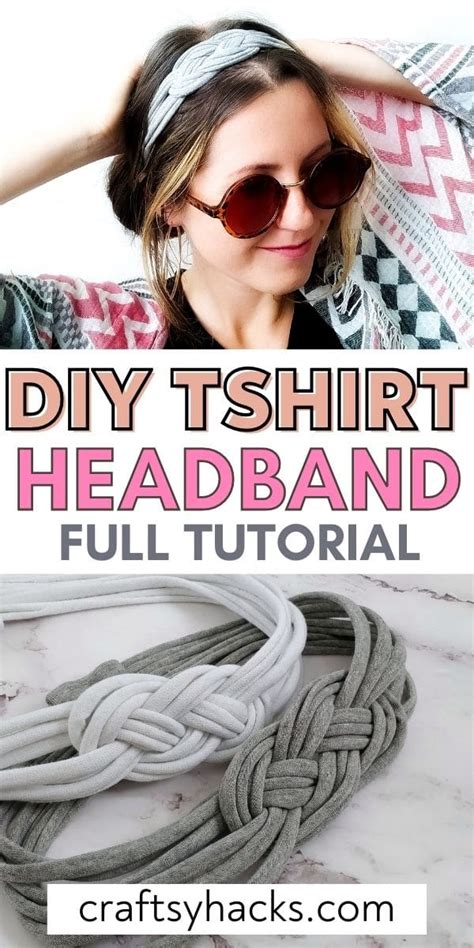 Diy Headband From An Old T Shirt Craftsy Hacks