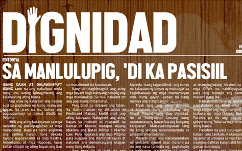 Dignidad Issue 3 Ideals