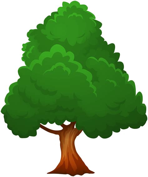 Large Green Tree Png Clipart Tree Art Tree Clipart Cartoon Trees Riset