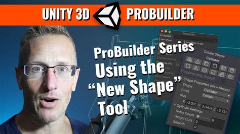 Unity 3d Probuilder Series The New Shape Tool As The Base To