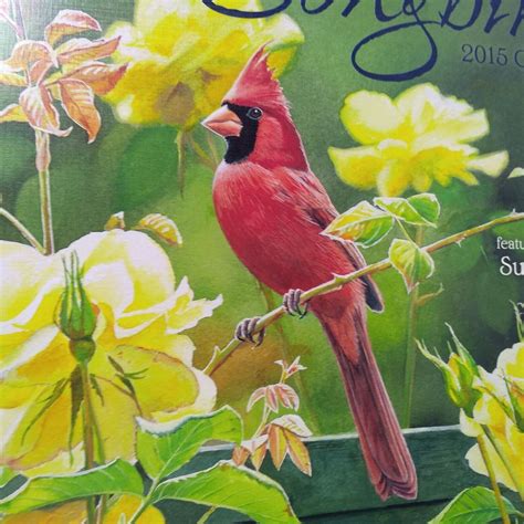 Lang Songbirds 2015 Calendar Frameable Art By Susan Bourdet New Old