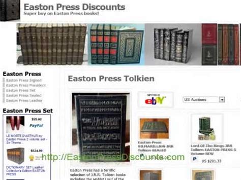 Take 51 tested easton press promotion code and save now! Easton Press collectible books - YouTube
