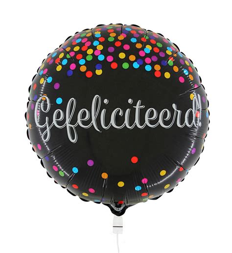 Ballon Gefeliciteerd Confetti Hallmark