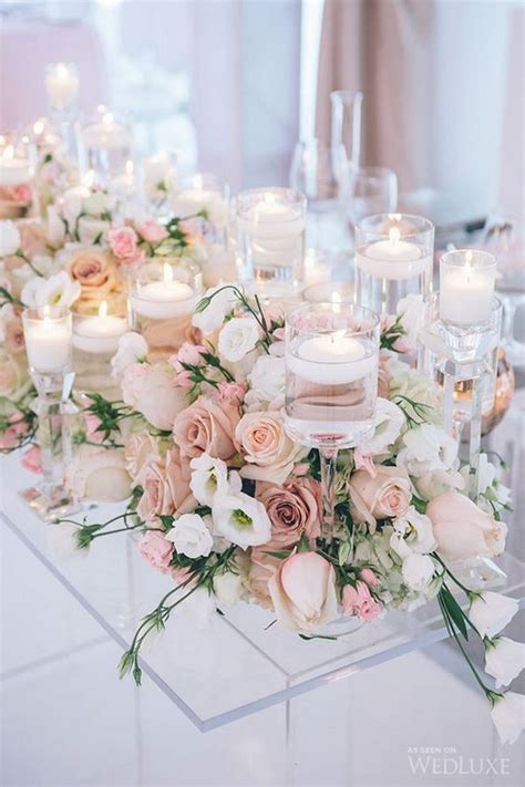 18 Elegant Blush Wedding Centerpieces For Your Big Day Emmalovesweddings