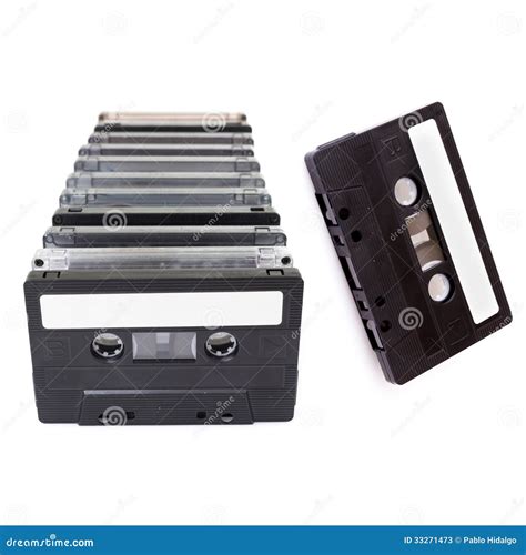 Audio Cassettes Stacked Stock Image Image Of 19401980 33271473
