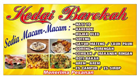 Template menu ini merupakan pilihan menarik dengan warna solid, background netral dan berikut ini contoh banner untuk rumah makan dan toko jual makanan dengan desain yang menarik dan background yang kreatif. 15+ Contoh Desain Banner / Spanduk Warung Makanan yang ...