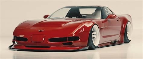 Widebody C5 Corvette With An Overhang Drag Wing Gets Inspiration From