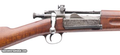 Chambered in.30 caliber with 40 grains of cordite (smokeless) powder propellant, the krag as it was known, was loaded from a side box, rotary magazine that held five cartridges. Springfield Armory Model 1899 Krag Carbine .30-40 Krag